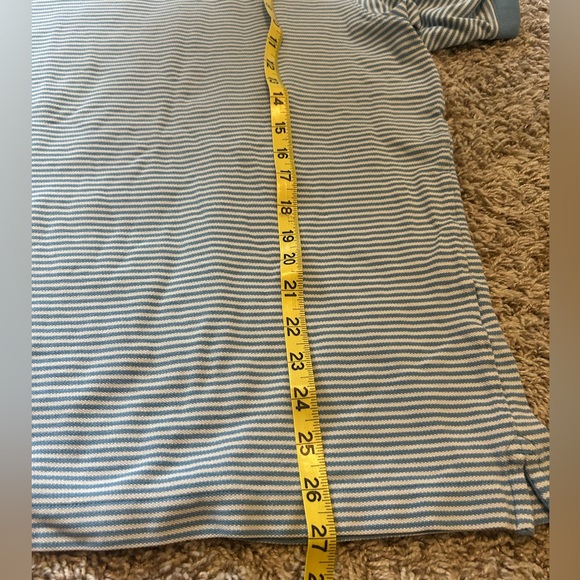 VINEYARD VINES Mens Size XL Light, blue, and white striped polo - Picture 8 of 9
